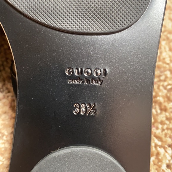 Gucci Leather thong sandal with Double G - Picture 5 of 7